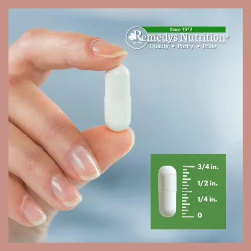 Vista 6 de Remedy's nutrition Echinacea 1,000 mg, 60 cápsulas veganas Suplemento dietético a base de hierbas Suministro para dos meses