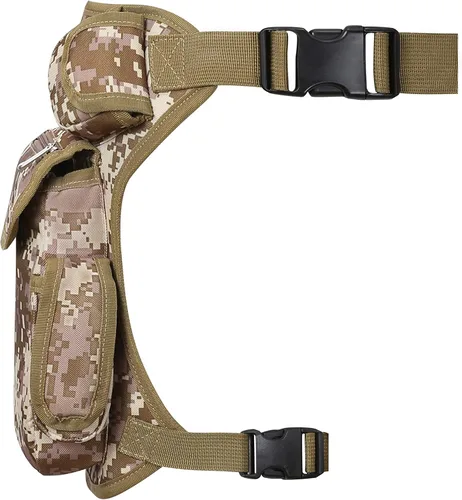 Vista 9 de SEALINF Riñonera de lona Riñonera Racing Drop Leg Bag Motocicleta Bolsa al aire libre