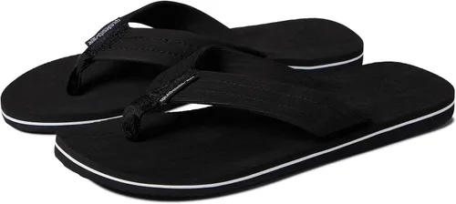 Vista 6 de Quiksilver Molokai Layback - Sandalias con textura para hombre Negro blanco