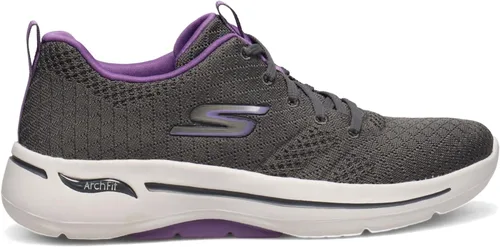 Vista 3 de Skechers - Zapatos deportivos para caminar para mujeres, grislavanda