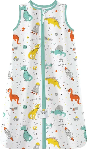 Vista 50 de TotAha Toddler Sleep Sack 2T-4T 0.5 TOG Wearable Blanket Sleeping Bag Safari de África
