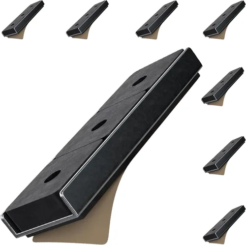 Vista 9 de Master Magnetics Paquete de imanes de canal de cerámica – Imanes fuertes de alta resistencia – 22 libras de tracción cada uno – Parte trasera