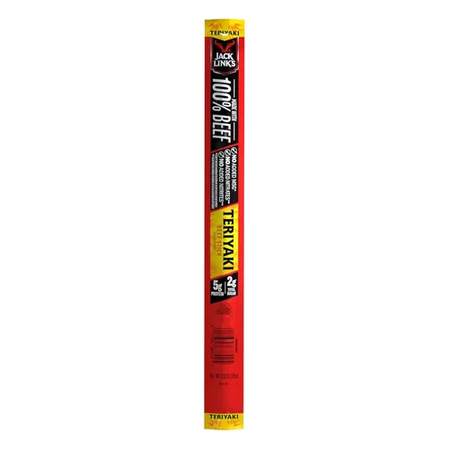 Vista 16 de Jack Link's Palitos de carne de res, originales, 0.92 onzas, 1 unidad, gran aperitivo de proteínas, palito de carne con 0.23 oz de proteína, hecho