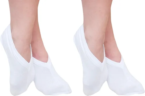 Vista 7 de Eurow Calcetines hidratantes de terapia de algodón y elastano para suavizar los pies secos, hidratación profunda y tratamiento de cuidado de la piel