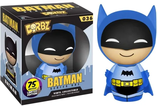 Vista 2 de Funko Dorbz: Batman 75th Colorways figura de acción, azul