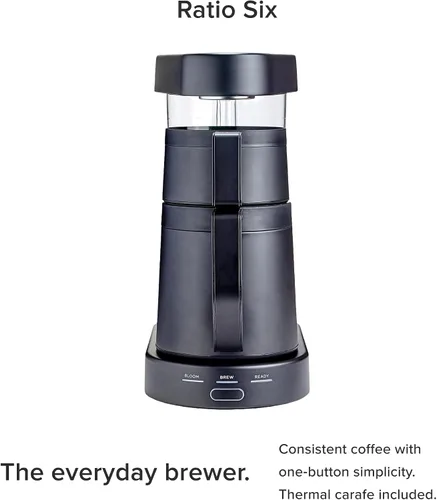 Vista 3 de Ratio Six Series 2 - Cafetera de goteo, jarra térmica de 8 tazas Negro