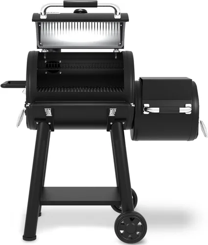 Vista 2 de Broil King 955050 Regal Charcoal Offset 400 Ahumador y Parrilla, Negro