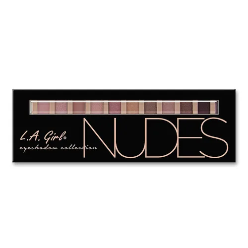 Vista 4 de L.A. Girl Colección de caja de sombras para ojos, nudes, 42 oz