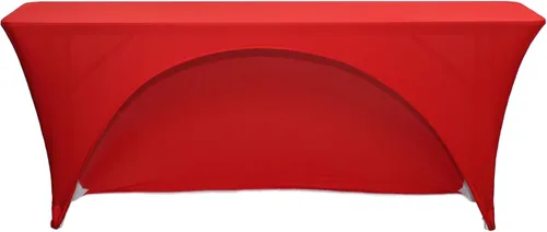 Vista 9 de YOUR CHAIR COVERS - Mantel elástico rectangular de elastano de 6 pies x 18 pulgadas, con espalda abierta para aula, color negro