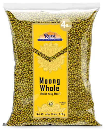 Vista 13 de Rani Moong Dal (frijoles mung partidos sin piel) Lentejas indias 14 oz (400 g) ~ Todo natural Apto para celíacos Sin OGM Kosher Vegano