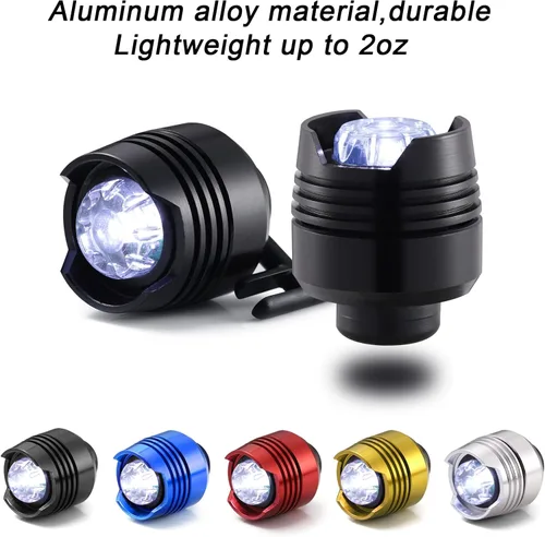 Vista 4 de Headlights for Shoes with 8 Batteries, 3 Modes LED Flashlight Shoes Headlights Accessories for Camping Lasting 72 Hours IPX5 Waterproof Shoe Charm