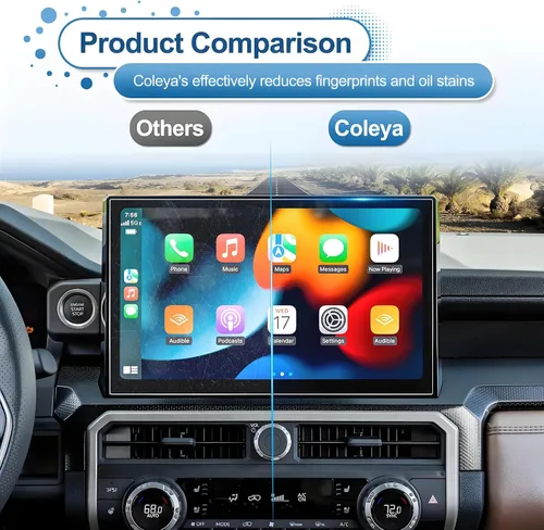 Vista 6 de Protector de pantalla para Toyota 4Runner, 2025 2026 4Runner (Limited/Platinum/TRD Pro/Trailhunter/Premium) Pantalla táctil de 14 pulgadas, vidrio