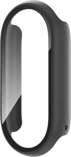 Vista 5 de Yrzper Compatible con Xiaomi Mi Band 8/NFC Protector de pantalla Ultra delgado HD vidrio templado Funda de protección de pantalla de cubierta dura