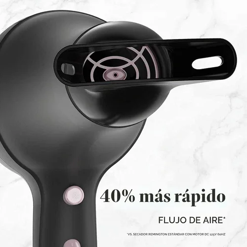 Vista 5 de Secador de pelo de cerámica perlada, Remington AC2015 T Studio Salon Collection, púrpura profunda
