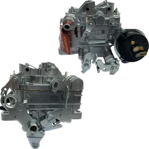 Vista 5 de 1806 - Repuesto de carburador de 4 barriles para carburador Thunder AVS 650 CFM con acabado satinado y orificio cuadrado (estrangulador eléctrico)