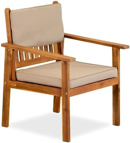 Vista 4 de EAST WEST FURNITURE BBI3CNA - Juego de mesa auxiliar Bristol de 3 piezas, incluye una mesa auxiliar y 2 sillas de patio de tela de poliéster