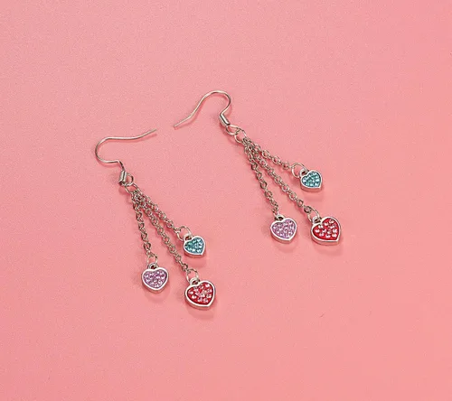 Vista 5 de 243033 Pairs Hypoallergenic Earrings for Girls Sensitive Ears Studs Set - Cute Earrings for Teen Girls - CZ Stud Earrings for Little Girls - Animal