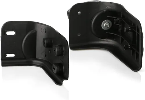 Vista 4 de Ruedas giratorias conectadas silenciosas de plástico y poliuretano de 3 pulgadas para equipaje, compatible con automóviles de pasajeros y SUV
