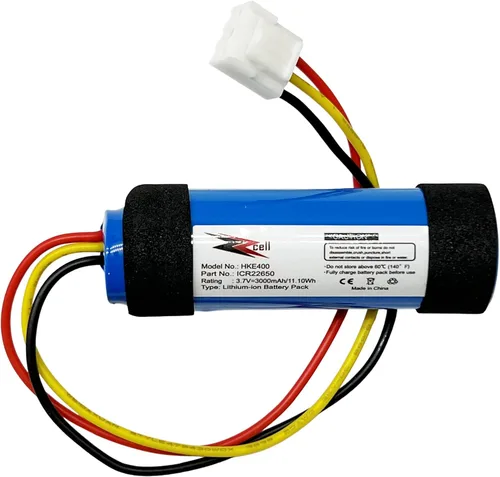 Vista 2 de ZZcell® HKE400 - Batería de repuesto para Harman Kardon Onyx Studio 4, ICR22650, 3.7Volts 3000mAh