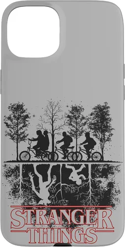 Vista 9 de Stranger Things Upside Down Hawkins Ride - Carcasa con logotipo para iPhone 17