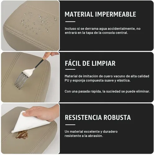 Vista 7 de Funda de reposabrazos para automóvil de repuesto para Honda Accord 2008-2012, protector de consola central de cuero PU, almohadilla impermeable