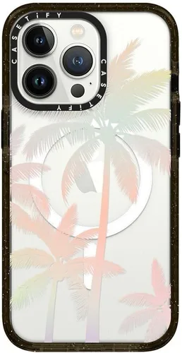 Vista 397 de CASETiFY Funda Impact para iPhone 13 [Protección contra caídas de grado militar 4X de 8.2 pies/Compatible con Magsafe] - #1 Mom - Transparente
