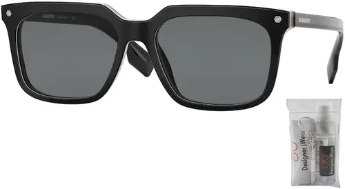 Vista 2 de BURBERRY Carnaby BE4337 Square Sunglasses for Men + BUNDLE With Designer iWear Eyewear Kit