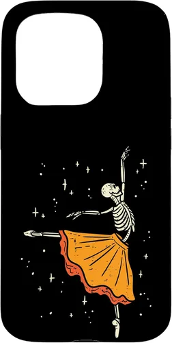 Vista 13 de Funda para iPhone 13 Pro Dancing Skeleton Ballerina Ballet Dance Halloween Girl Women Case