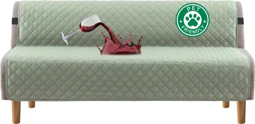 Vista 50 de Turquoize Funda 100 % impermeable para sillón de ala, protector de sofá, triple antideslizante, protector de muebles para mascotas, niños, perros
