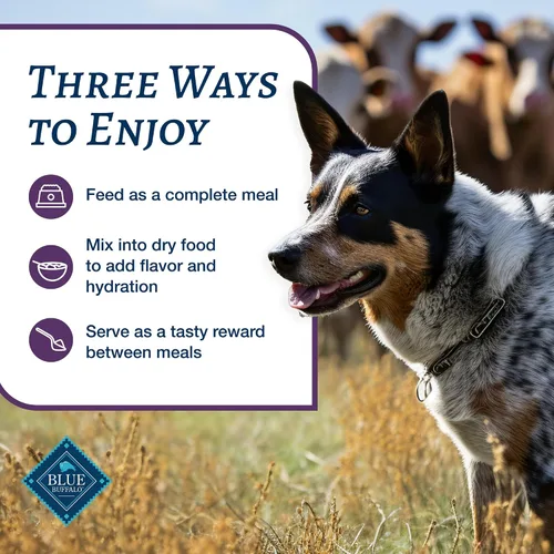 Vista 7 de Blue Buffalo Family Favorites - Alimento húmedo para perros adultos, hecho con ingredientes naturales, pastel de pastor, lata de 12.5 onzas