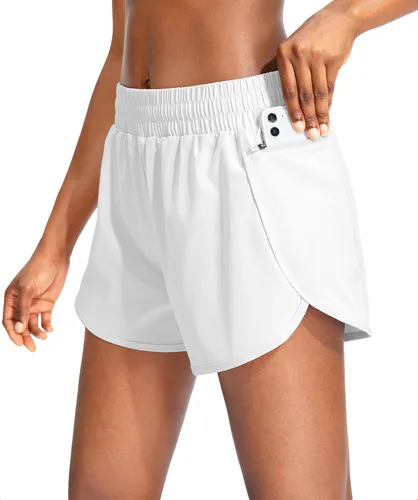 Vista 23 de Soothfeel Pantalones cortos deportivos para mujer de 3"/5" para Negro
