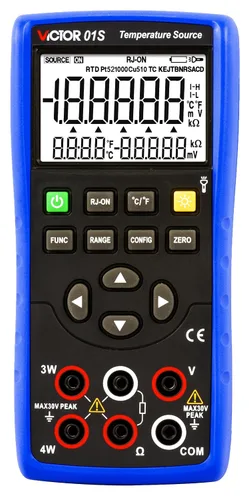Vista 4 de Victor/RuoShui Calibración multifunción 11+ Calibrador de proceso multifuncional profesional de corriente y voltaje Fuente de señal de proceso