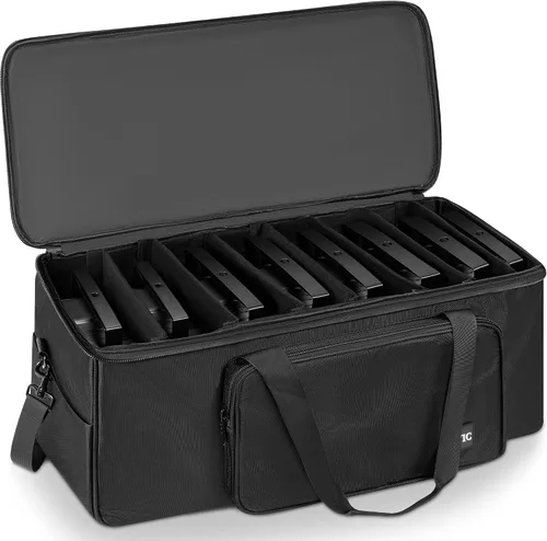 Vista 9 de IBVIVIC 4 Par Light Bag Funda Rígida Acolchada para Almacenamiento de Luces de Parola de Escenario