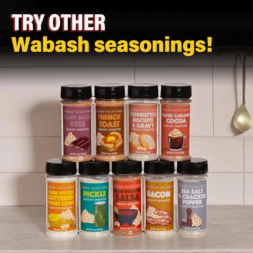 Vista 6 de Wabash Valley Farms Condimento de tocino – Condimento para palomitas Trae a casa el tocino, tocino en polvo para hacer palomitas de maíz, condimento