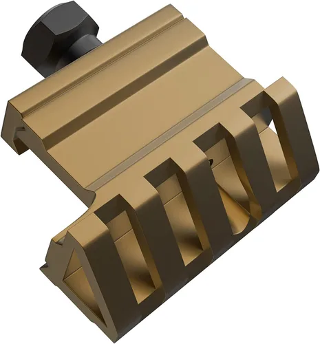 Vista 12 de 45 grados Offset Mount 4 ranuras Picatinny Weaver Rail Mounts para linterna láser mira óptica (MT45)