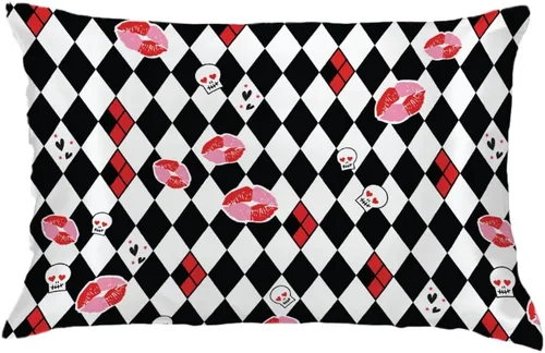 Vista 25 de Franco Collectibles Funda de almohada estándar de satén sedoso de belleza, 20 x 30 pulgadas, cabello y piel, festividades, lampara de pierna de Una