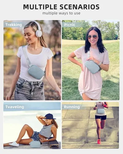 Vista 8 de Cinturones de moda para mujeres y hombres, A-gris verde, Deportes