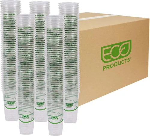 Vista 24 de Eco-Products, Inc GreenStripe - Vasos para bebidas frías, Transparente, 1000