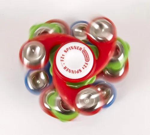 Vista 3 de Duncan Paquete de juguetes Fidget Spinner Pack, Fidget and Sensory Toy Pack Valor, Variadas Formas, 4 Fidget Spinners, Multicolor