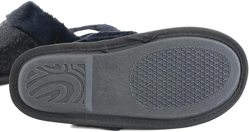 Vista 5 de Zapatillas de mujer con lentejuelas Big Fuzzy Babba Magic Lentejuelas Negro Rose House Zapatillas Mujer Lentejuelas Maggie Adornado Zapatillas
