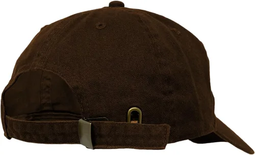 Vista 6 de Gorra de béisbol de 100% algodón, clásica, lisa, de perfil bajo, con hebilla ajustable