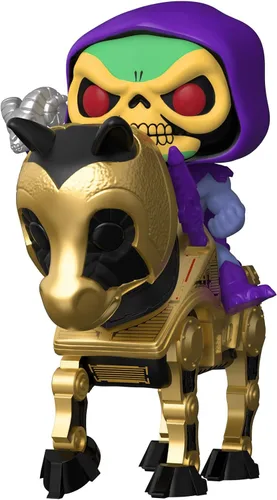 Vista 3 de Funko Pop Rides Retro Toys: Maestro del Universo - Esqueletor con acechador nocturno, multicolor, 56201