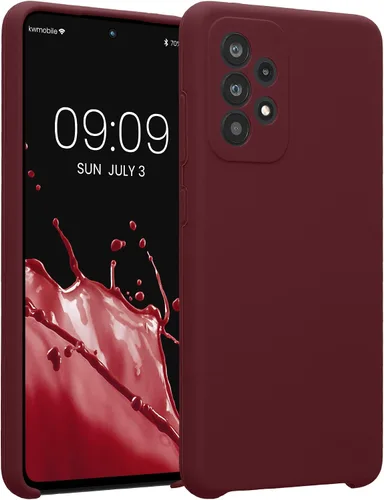 Vista 187 de kwmobile Funda compatible con Samsung Galaxy A13 4G - Funda delgada de silicona TPU - Acabado suave al tacto - Amarillo radiante