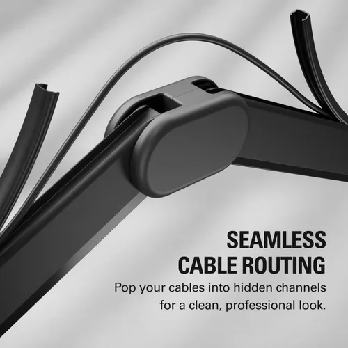 Vista 6 de Brazo Micrófono Elgato Wave – Brazo de Pluma de Estudio para Transmisión y Podcasting, con Canales para Cables, Abrazadera de Escritorio, Extensión