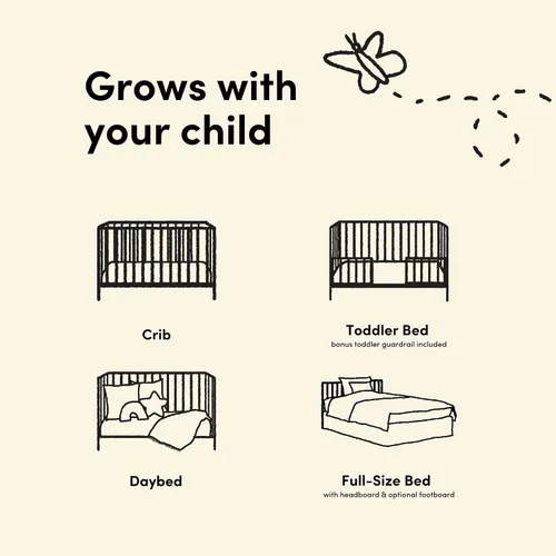 Vista 11 de Storkcraft Casablanca 5-in-1 Convertible Crib with Drawer, Sage Salvia