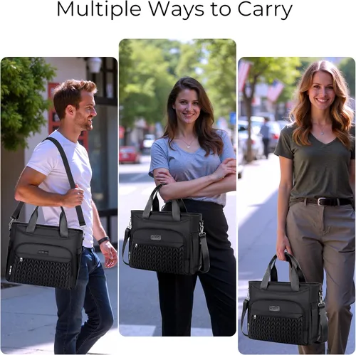 Vista 5 de AIJIEKE Lonchera térmica para hombres y mujeres, lonchera, bolsa de almuerzo para el trabajo, bolsa enfriadora grande a prueba de fugas con correa