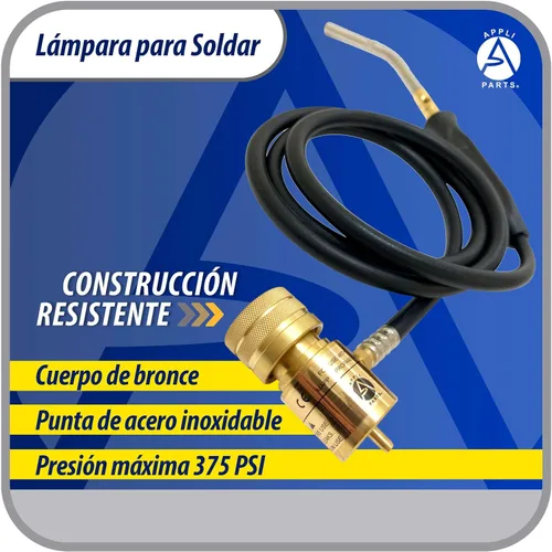Vista 3 de Appli Parts APHT-3W Soplete de Mano de Una Hornilla con Manguera de 5 pies y Mango para Soldadura, Soldadura Fuerte y Soldadura con Latón