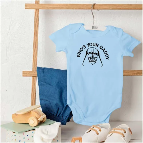Vista 4 de Who's Your Daddy Dark Lord Space Baby Romper para niños o niñas