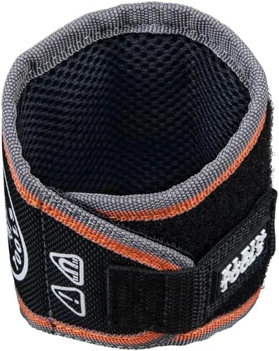 Vista 9 de Klein Tools 55895 - Pulsera magnética Tradesman Pro Tool para conectores de alambre, tornillos, clavos, brocas, con malla transpirable