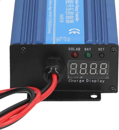 Vista 4 de Focket Controlador solar, 600 W, 48 V, 60 V, 72 V, MPPT, regulador de panel solar ajustable con pantalla, controlador solar para batería de litio